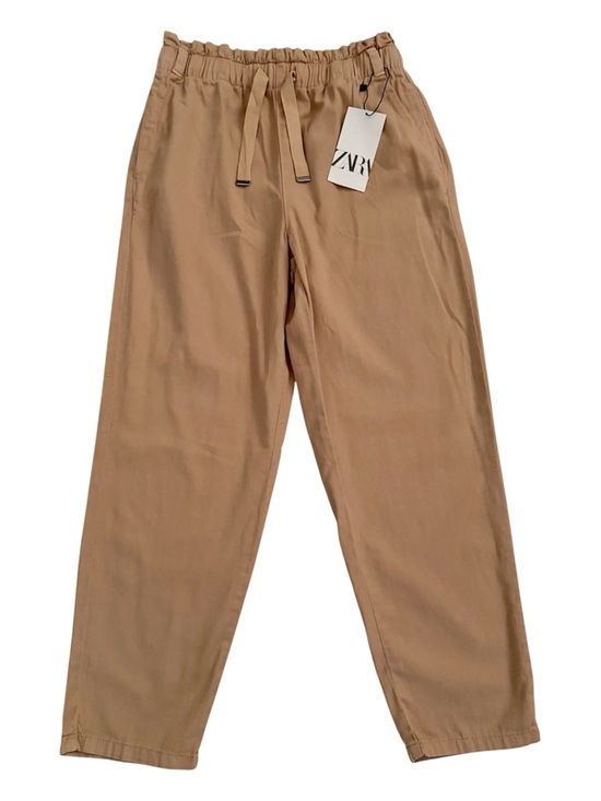 Zara Pants - NWT Zara women’s Tan Drawstring Casual Pants